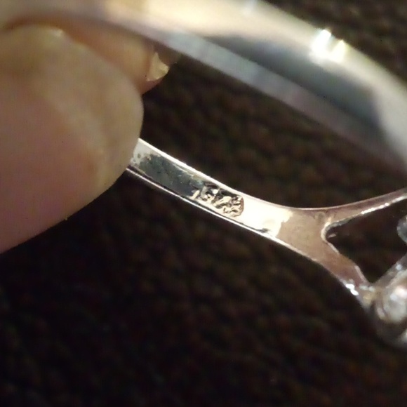 NWOT Sterling Silver Heart Ring In Box - Size 7.34 - Picture 5 of 6